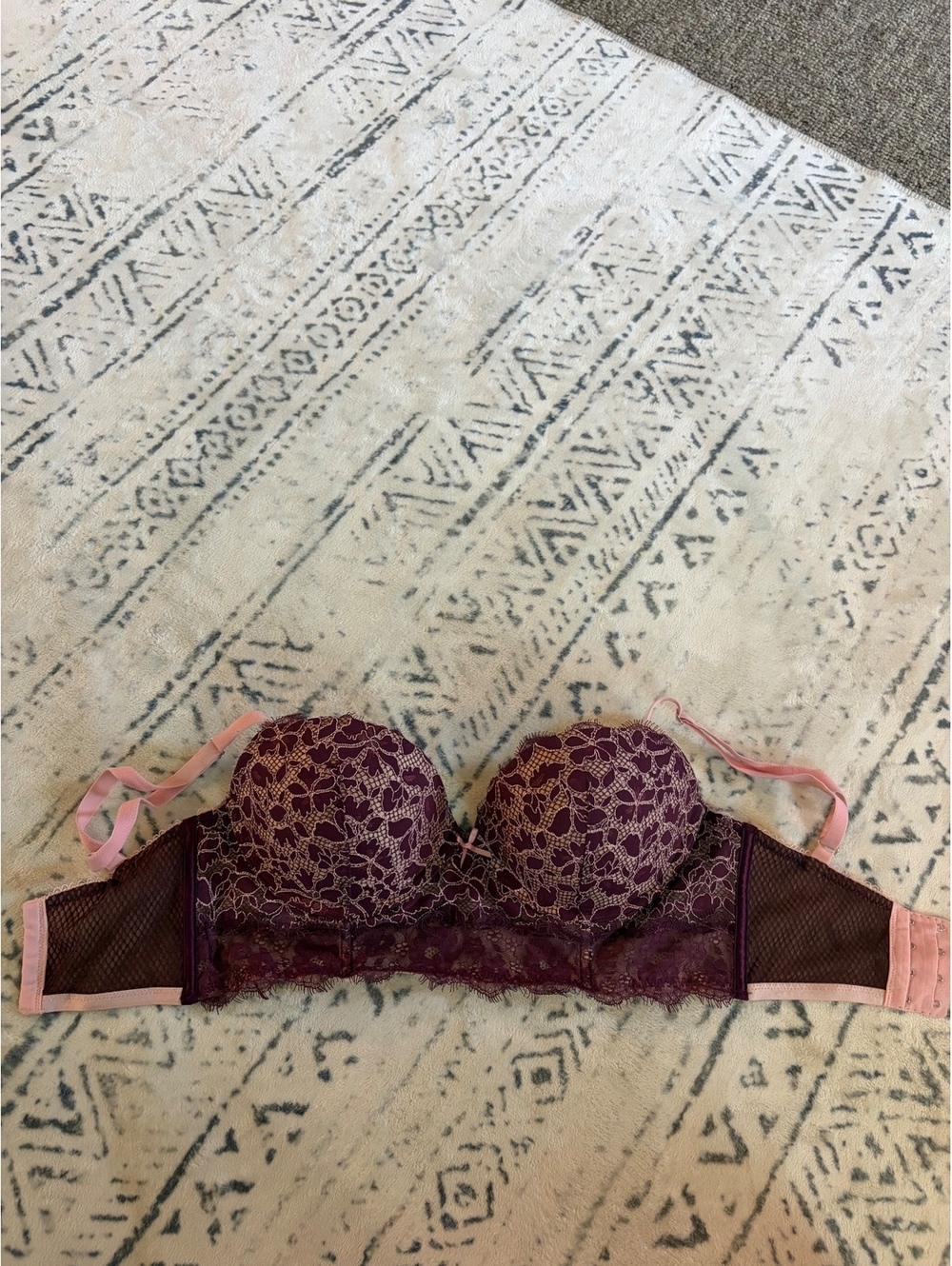 Victoria's Secret Dream Angels Padded Demi Bra 32DDN